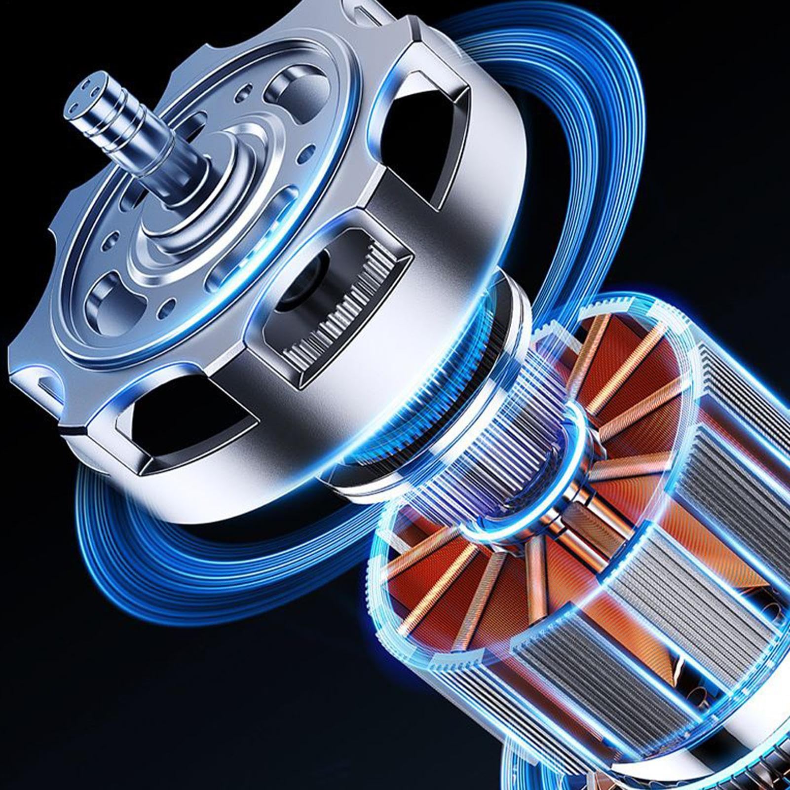 Dmuchawa do kurzu – bezprzewodowa turbina do elektroniki, turbina 3