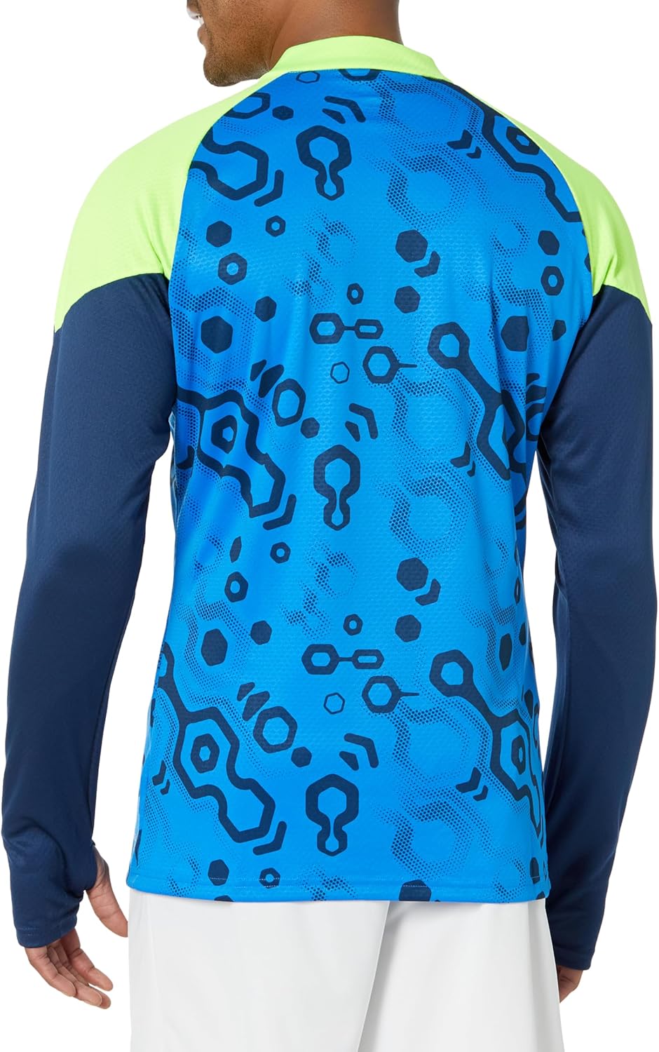 PUMA Men's Training 1/4 Zip Top, Persian Blue-Pro Green, XX-Large
