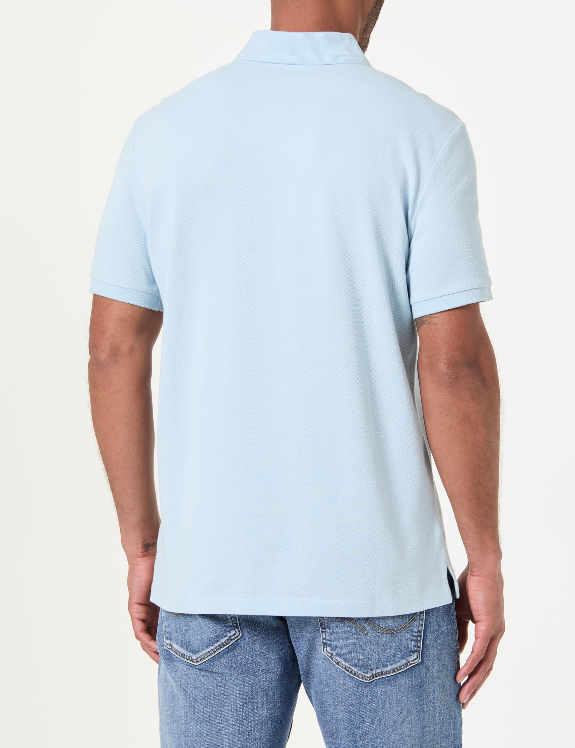 Calvin Klein Jeans Polos SS Monogram Pique yad Blanc de Blanc