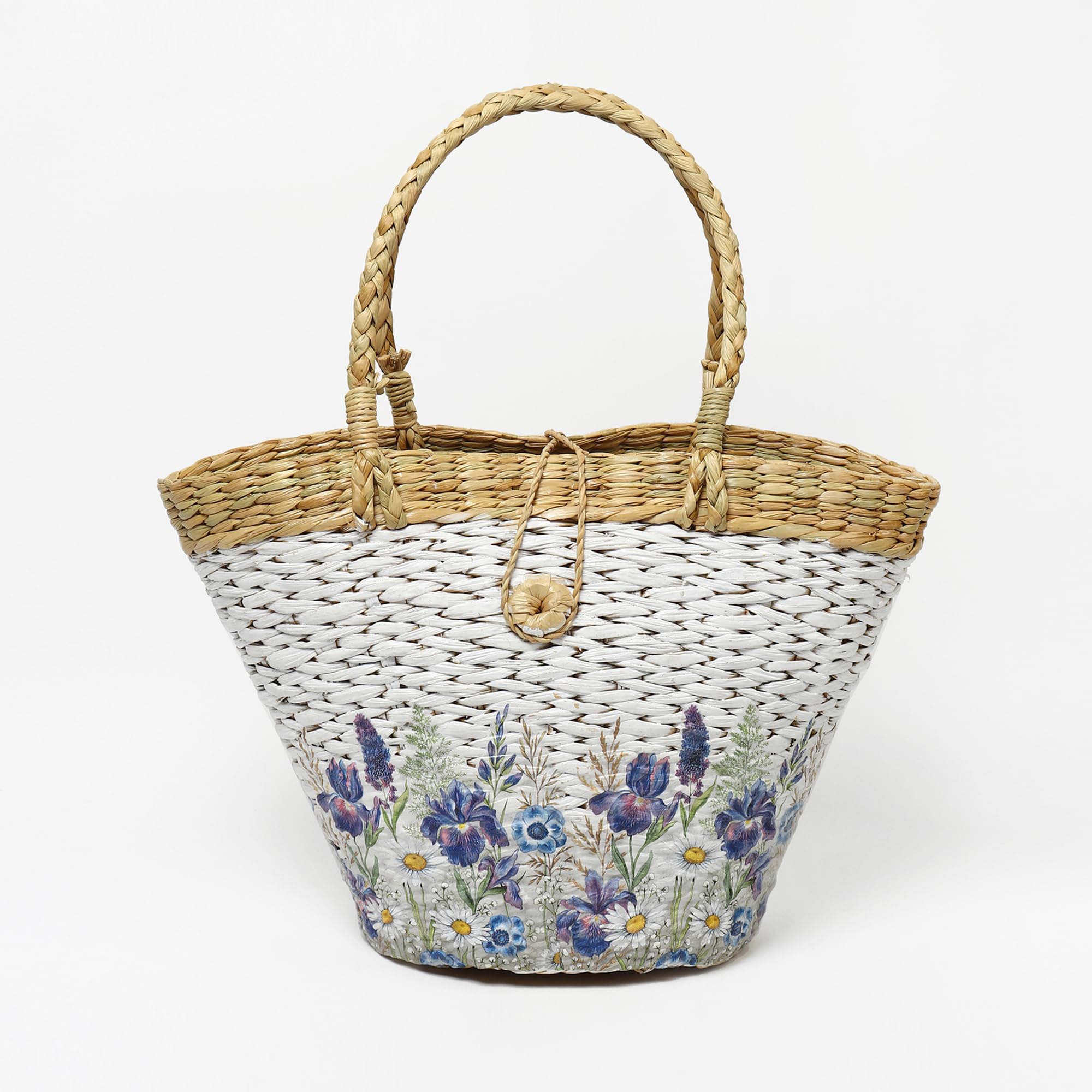 Habere India-All the Cultures Fabricating India Rectangular Baskets/Decorative Storage Baskets, Perfect Alternatives To Wicker Storage Baskets. (Multi Color 3)(Sea Grass) (Design 04) (B0B4RY9TYQ) Amazon Price History, Amazon Price Tracker