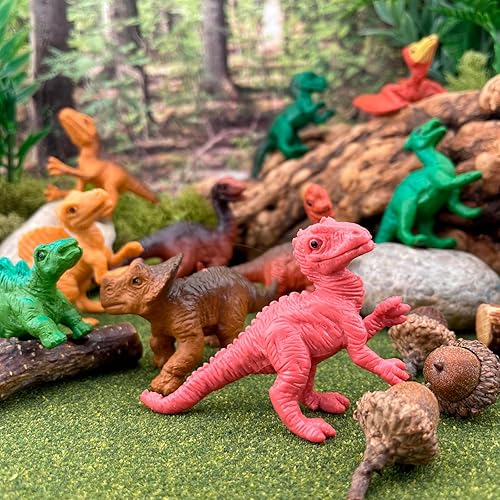 Miniatura 3 de Safari Ltd Dino Babies TOOB con 10 dinosaurios incluyendo Baby Pertadon Allosaurus Apatosaurus Triceratops braquiosaurus estegosaurus