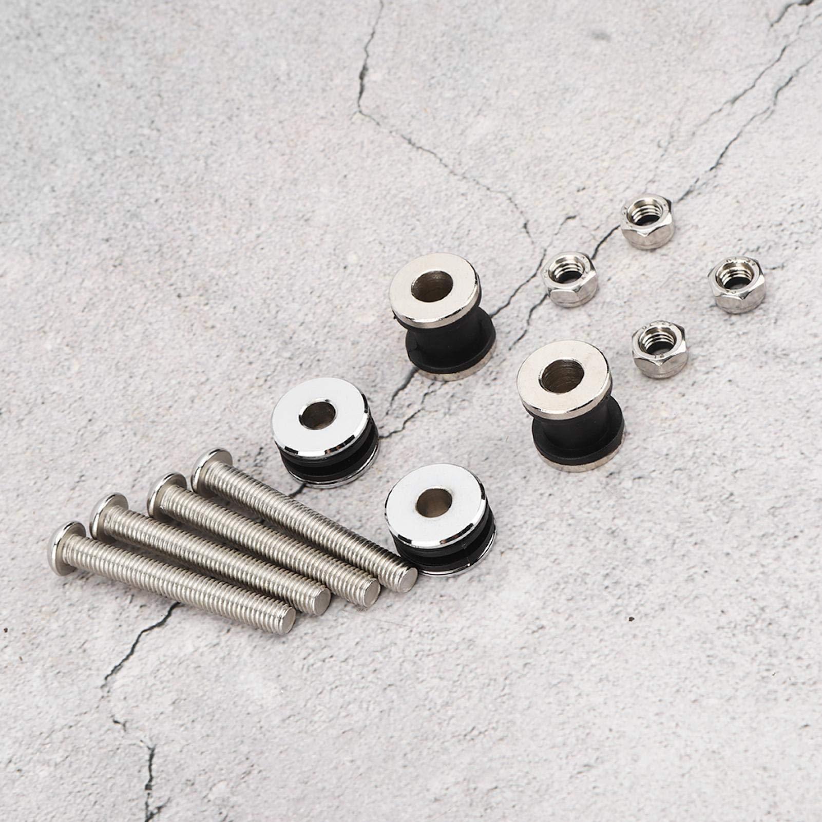 Kit hardware di aggancio, 12 pezzi Set Kit hardware di aggancio per moto Sissy Bar Vite di montaggio per rack adatta per 1200 XL1200NS 2018-2020