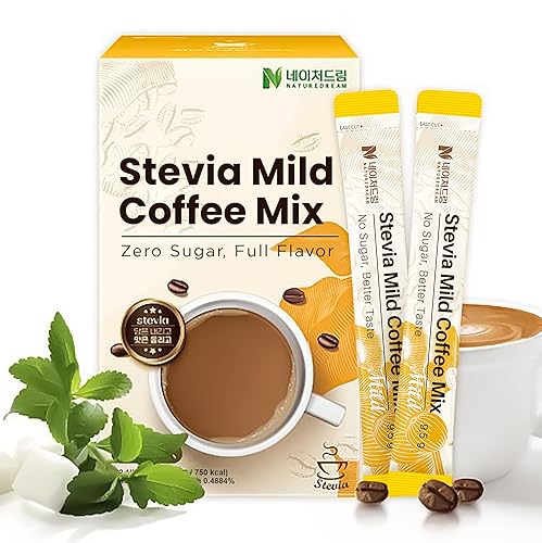 NATUREDREAM Mezcla de café suave sin azúcar Stevia 0.33oz X 30Sticks