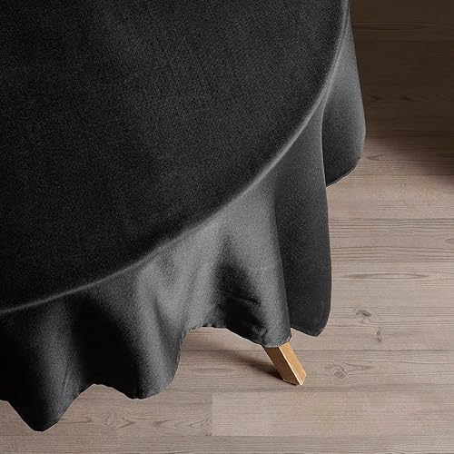 Miniatura 4 de HPD Half Price Drapes PFTW-220603-TC-54 - Manteles de mesa para mesas rectangulares o redondas, 54 x 54 pulgadas, mantel de sarga lavable, mantel