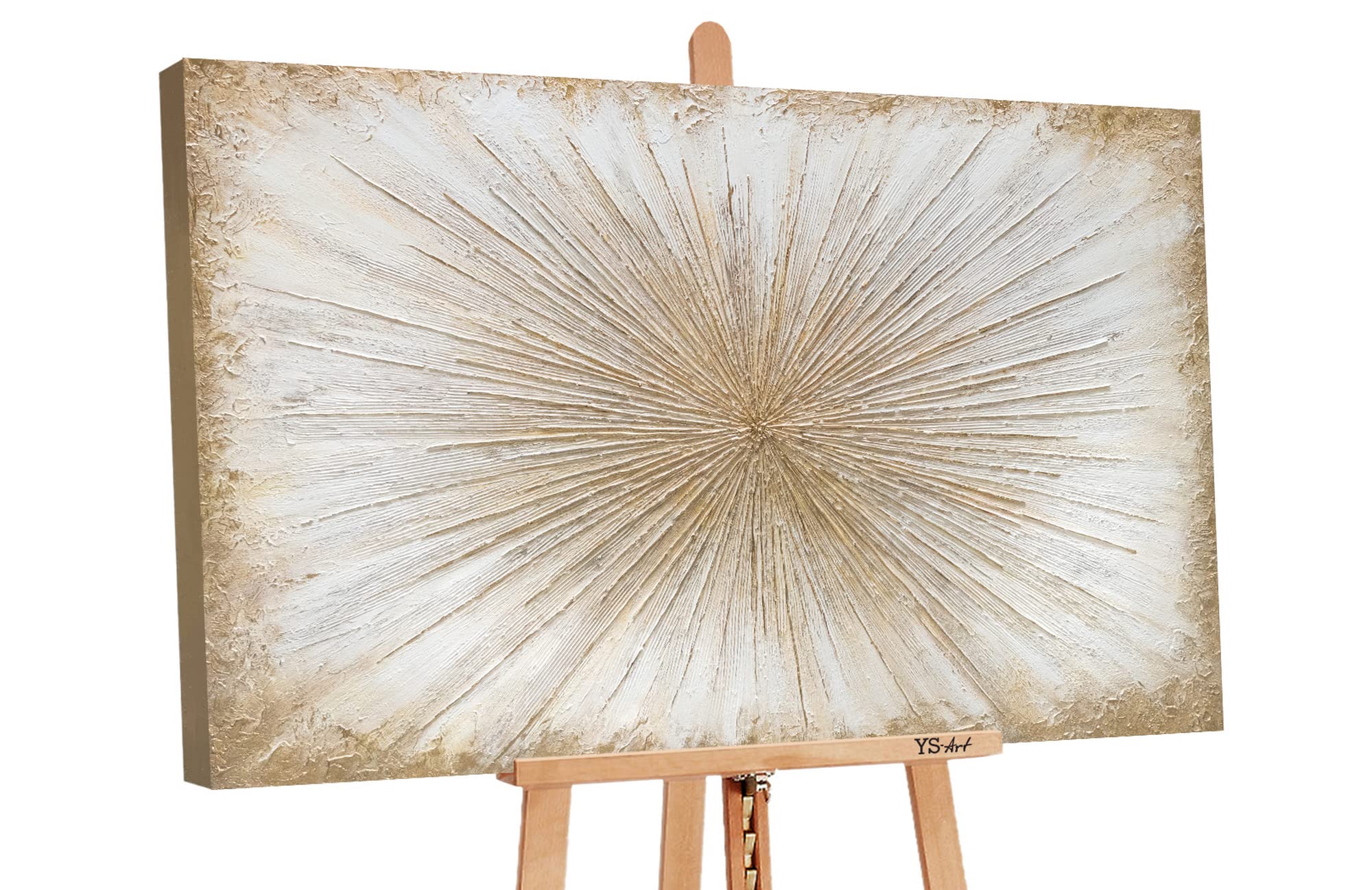YS Modern abstract acrylic painting Rays of sunshine Wall decor Art