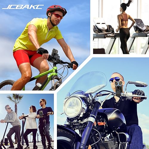 Miniatura 7 de Soporte de enchufe para bicicletas, motocicletas, scooters, manillar de cinta de correr, soporte de teléfono de bicicleta para enchufe básico,