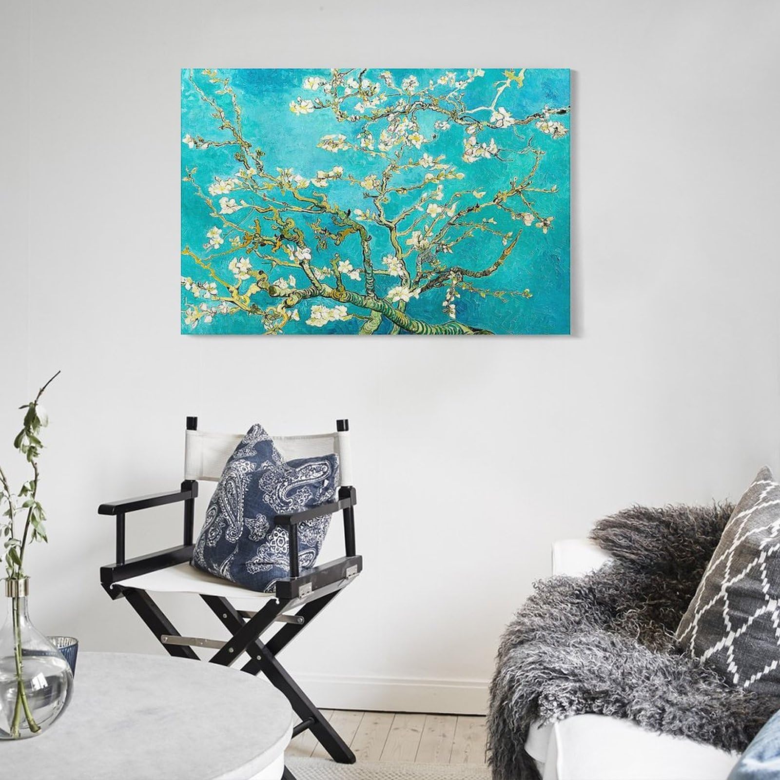 Amazon.co.jp: ゴッホ 『开花杏仁树枝』 油絵 日本画 絵画 インテリア