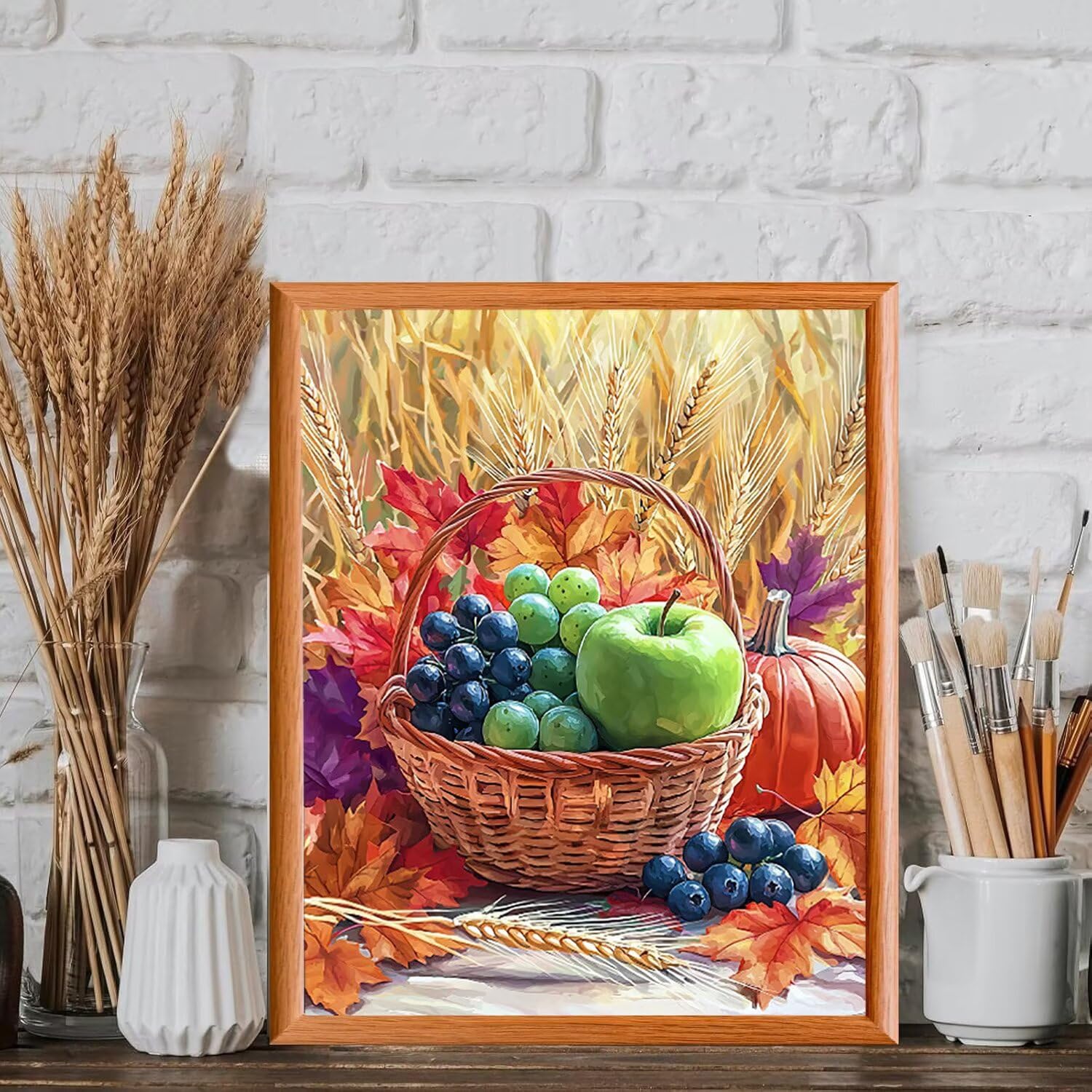WEISHIWE Automne fruit Peinture Numero Adulte Kits, 80x100cm m-915