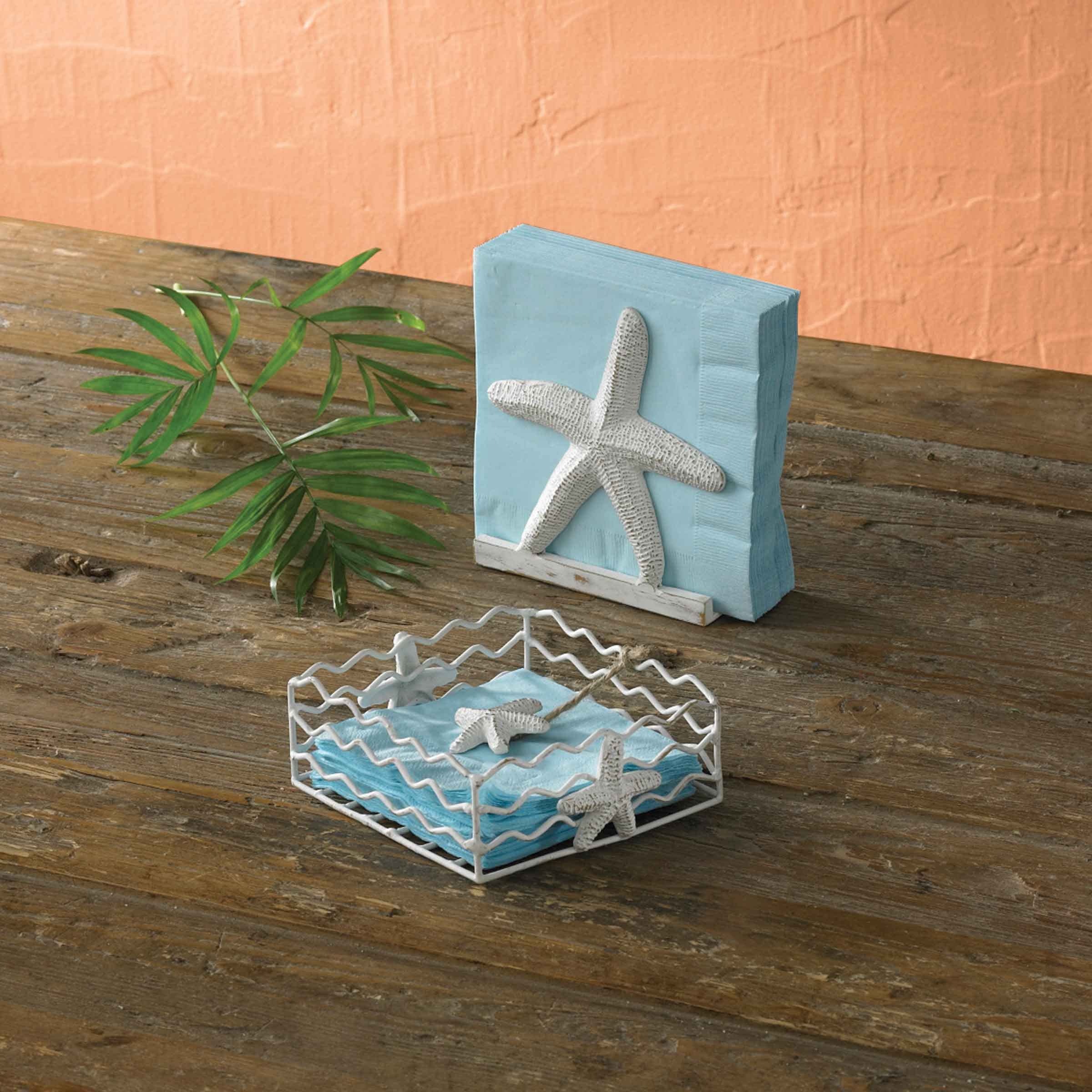 Starfish Beverage Napkin Holder