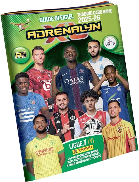 Foto 3 de 6 de Panini ADRENALYN Ligue 1 McDonald's 2025-2026 Trading Cards Game-Pack de Inicio (Carpeta + 4 Bolsillos)…