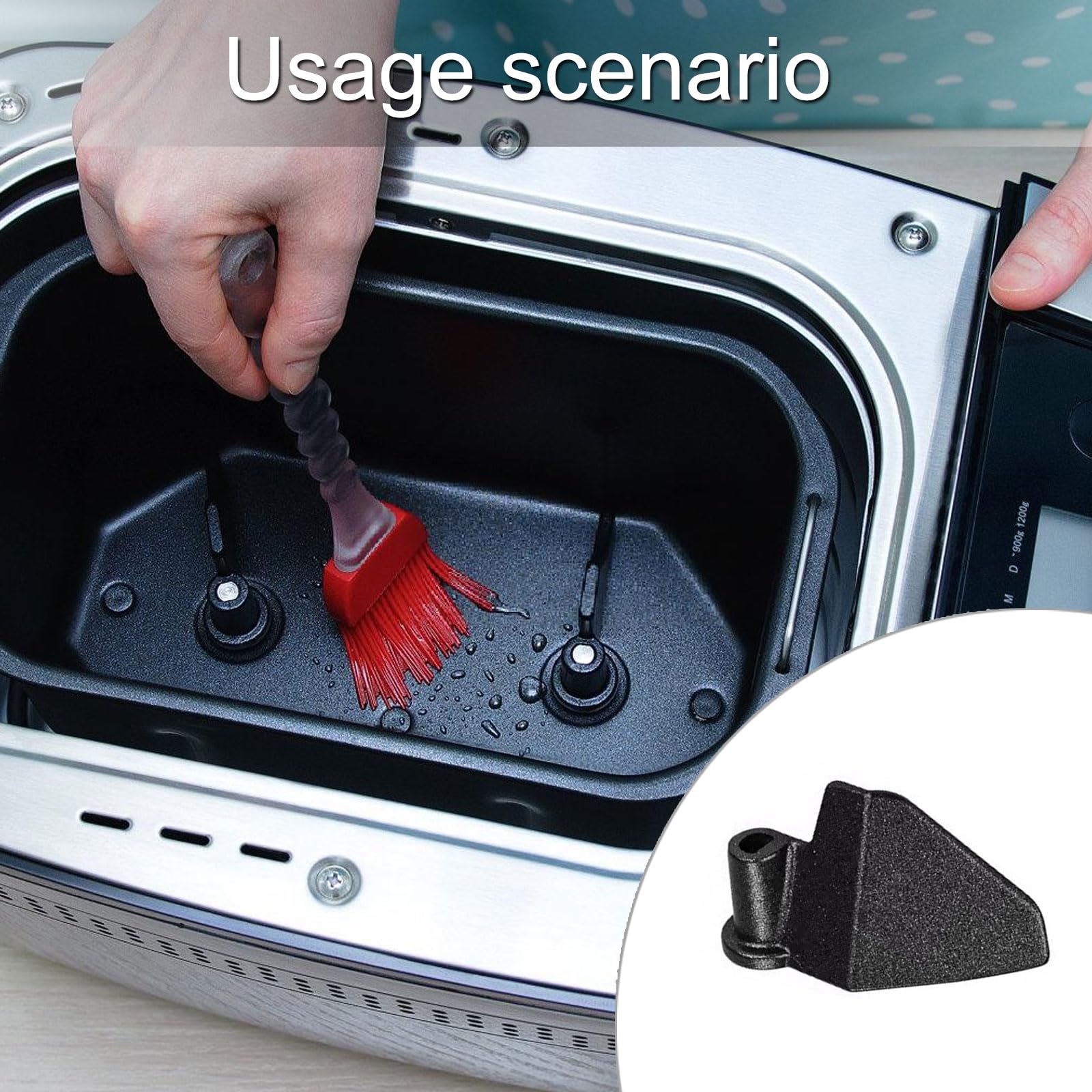 Pack of 2 Bread Maker Paddles Bread Maker Dough Stirrer Mixing Paddles Metal Texture Kitchen Bread Maker Accessories