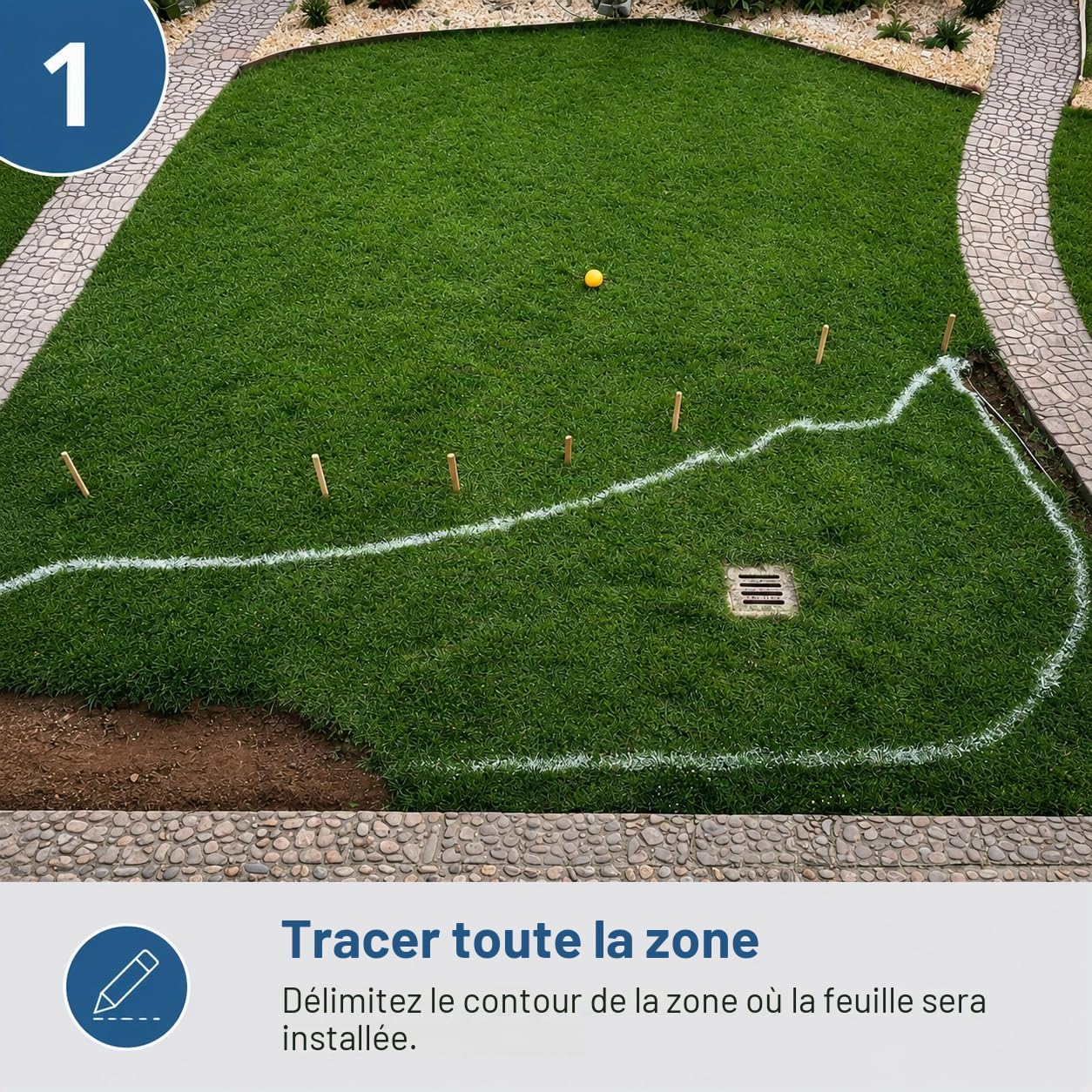 Film imperméabilisant en EPDM 2 x 2 m noir de 0,8 mm et 200 g/m² de géotextile | Haute élasticité | Résistance aux UV et aux températures extrêmes | Idéal pour étangs, réservoirs et