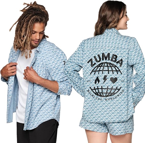 新品　正規品　ズンバ X S デニムシャツ 正規品 zumba denim シャツ XS - メルカリ