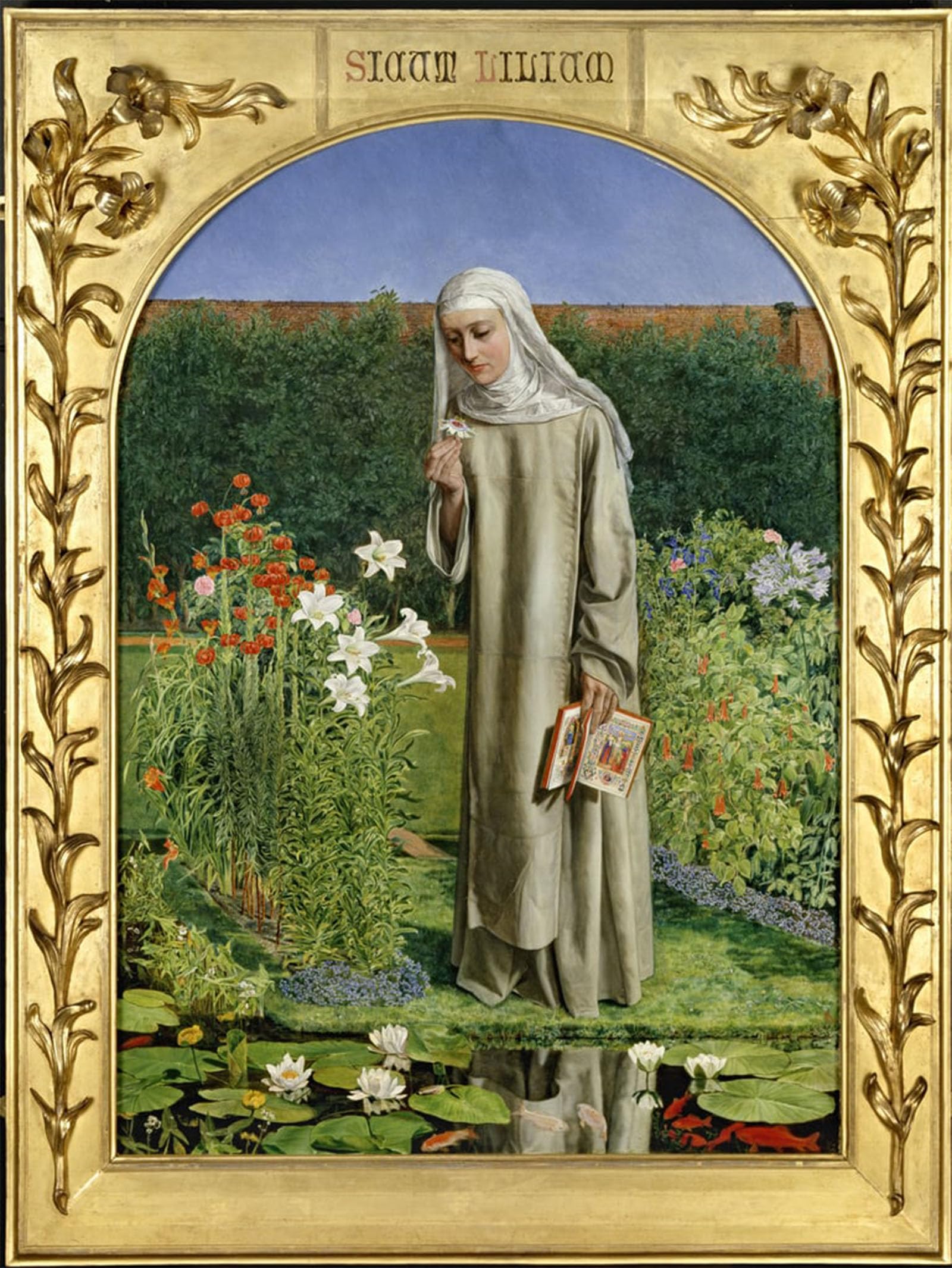 SERENDIPITP Vintage Wall Art Canvas Nordic Poster Canvas Print Picture Convent Thoughts by Charles Collins Wall Art Poster for Home Decor 60x90cm