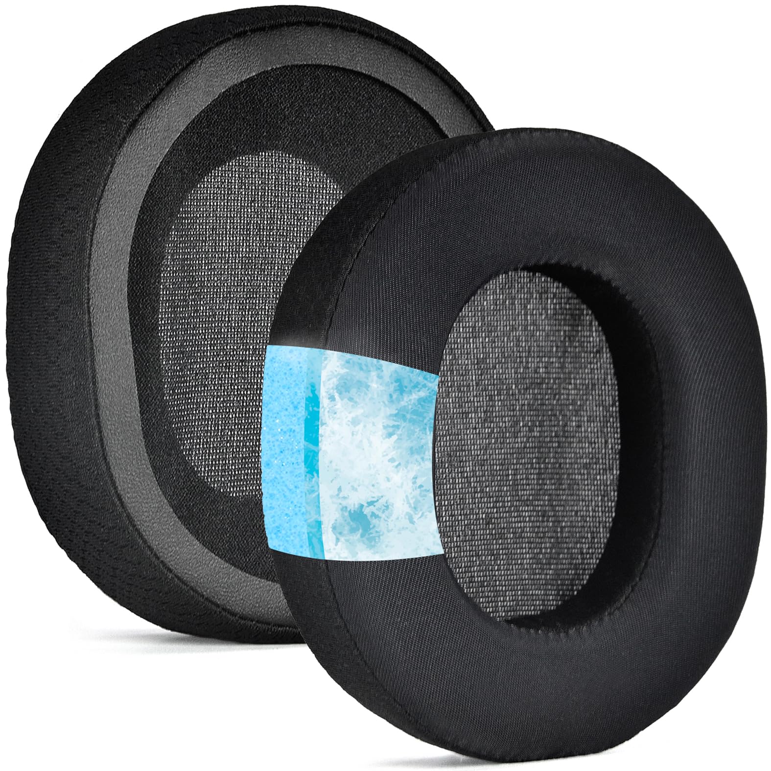 defean Cooling Gel Ear Pads Replacement Cushions Compatible with SteelSeries Arctis 1/3/5/Arctis 7/7+/7P/7P+/7X/7X+/9/9X/Pro/Prime, Ear Pads Cushions