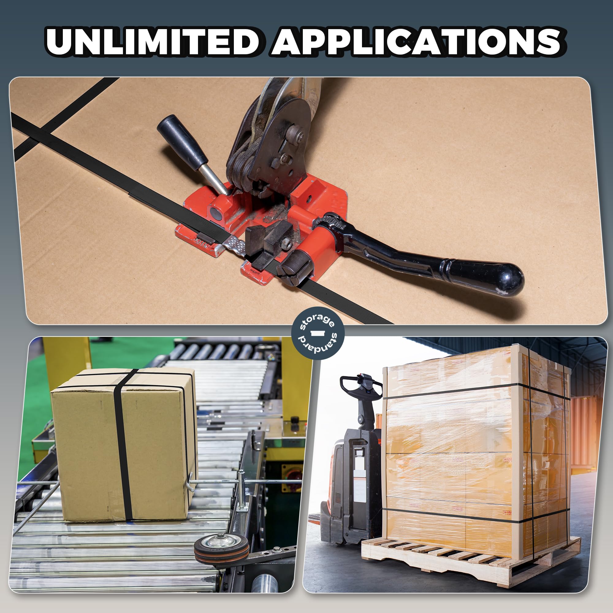 PP Strapping Roll - 1000ft, 400lb Break Strength -7 PP Strapping Roll - 1000ft, 400lb Break Strength -7