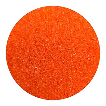 NCS Orange Sanding Sugar, Sparkling Decorating Sugar for Baking & Drink Rims, 7 oz