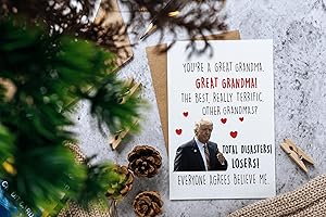 Funny Donald Trump Grandma Greeting Card