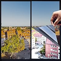 Vista 15 de Película de privacidad unidireccional para ventana, material PET de alta calidad, reflectante diurno, control de calor, adhesivo anti UV