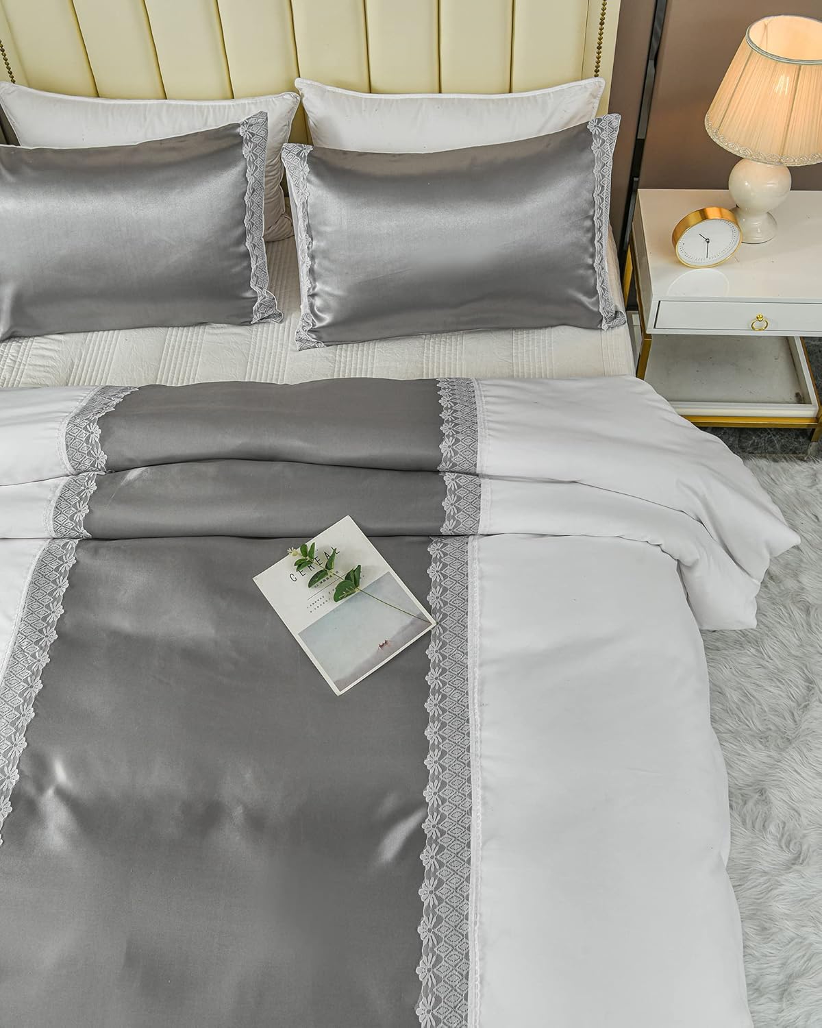 light grey duvet cover king