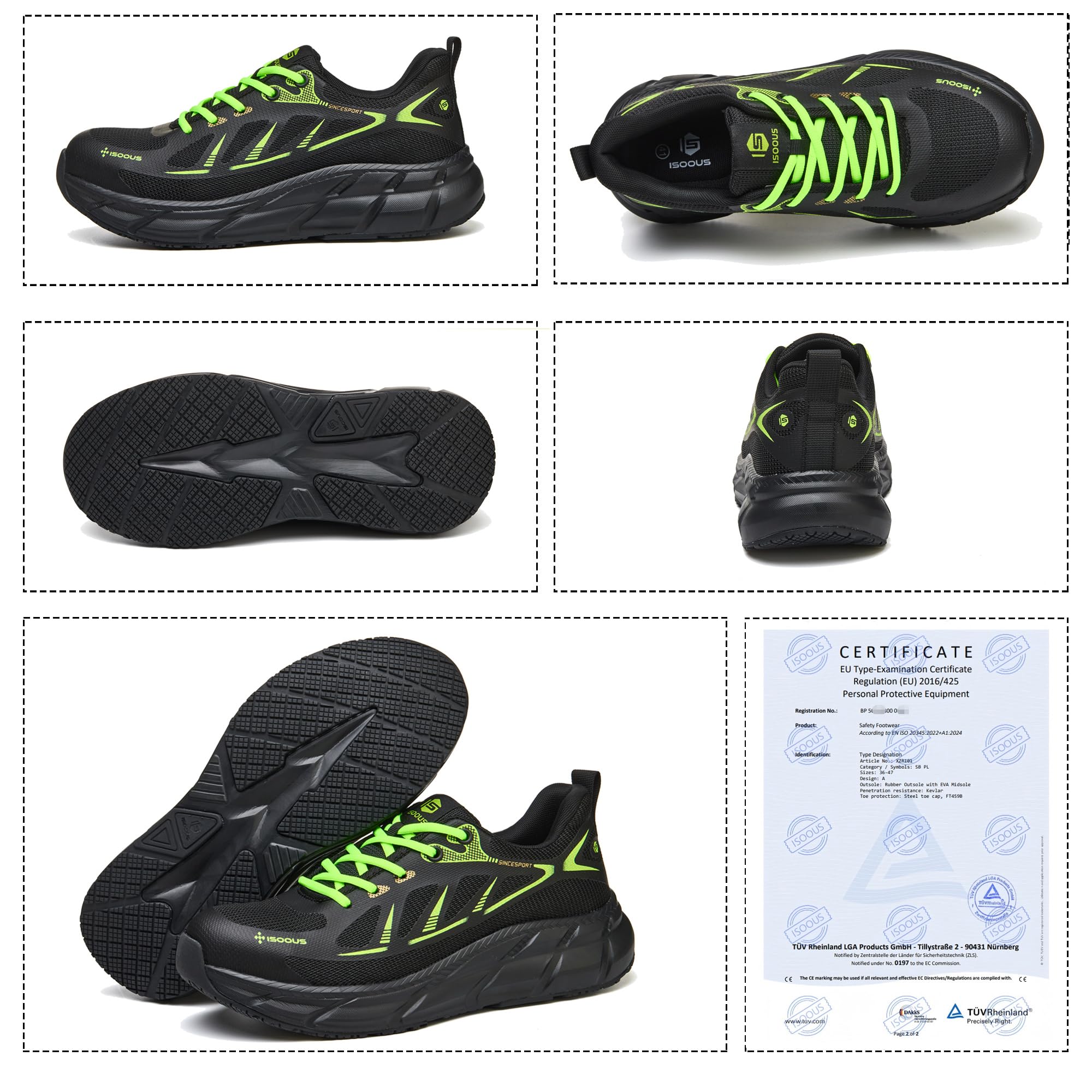 Buty ochronne dla mężczyzn kobiet stalowy nosek trampki lekkie oddychające buty robocze trenażer budowlany buty