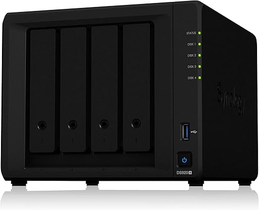 Amazon Co Jp Synology Nasキット 4ベイ Ds920 クアッドコアcpu 4gbメモリ搭載 スタンダードユーザー向け 国内正規代理店品 電話サポート対応品 Diskstation 家電 カメラ