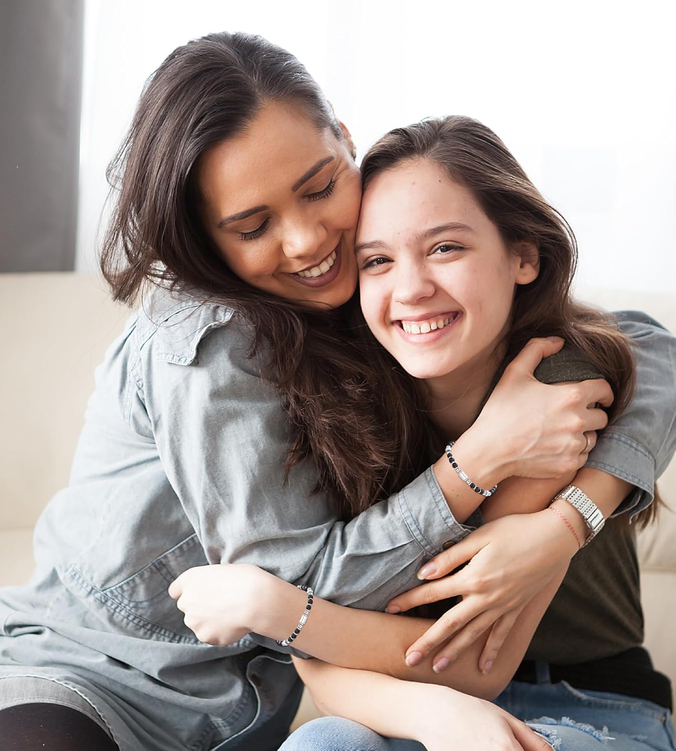 Valentines Day Gifts for Kids/Teen Girls/Her, Tiny Gemstone Beaded Bracelets for Women Teenage Teen Girl Gift Trendy Stuff with Inspirational Card - Image 4