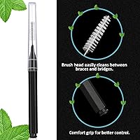 Vista 6 de Patelai 100 piezas de cepillos para limpiador, cepillo interdental, palillo de dientes, cabezal de hilo dental, hilo dental, higiene dental, hilo