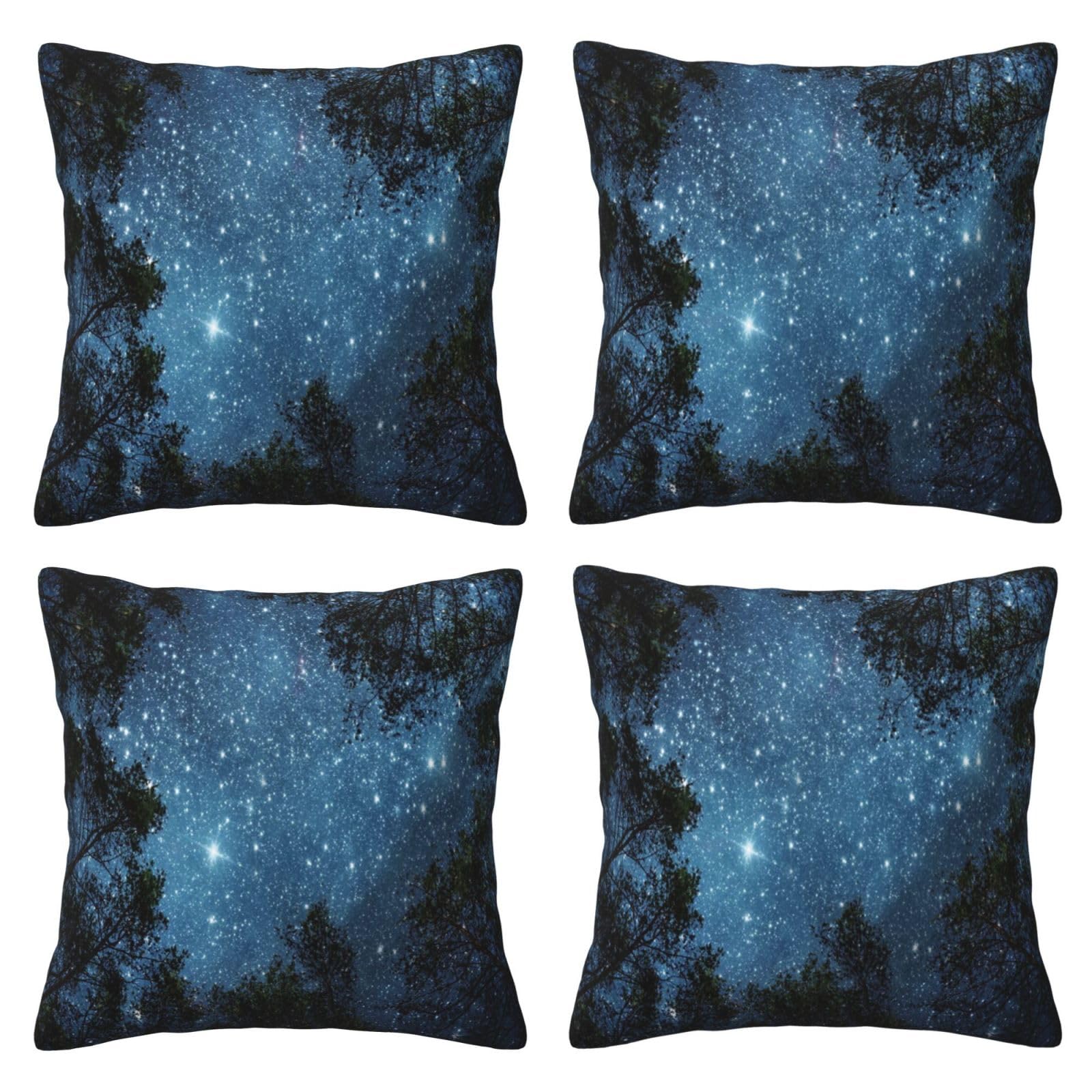 Housse de coussin douce bleu nuit pour protéger vos oreillers et embellir le salon