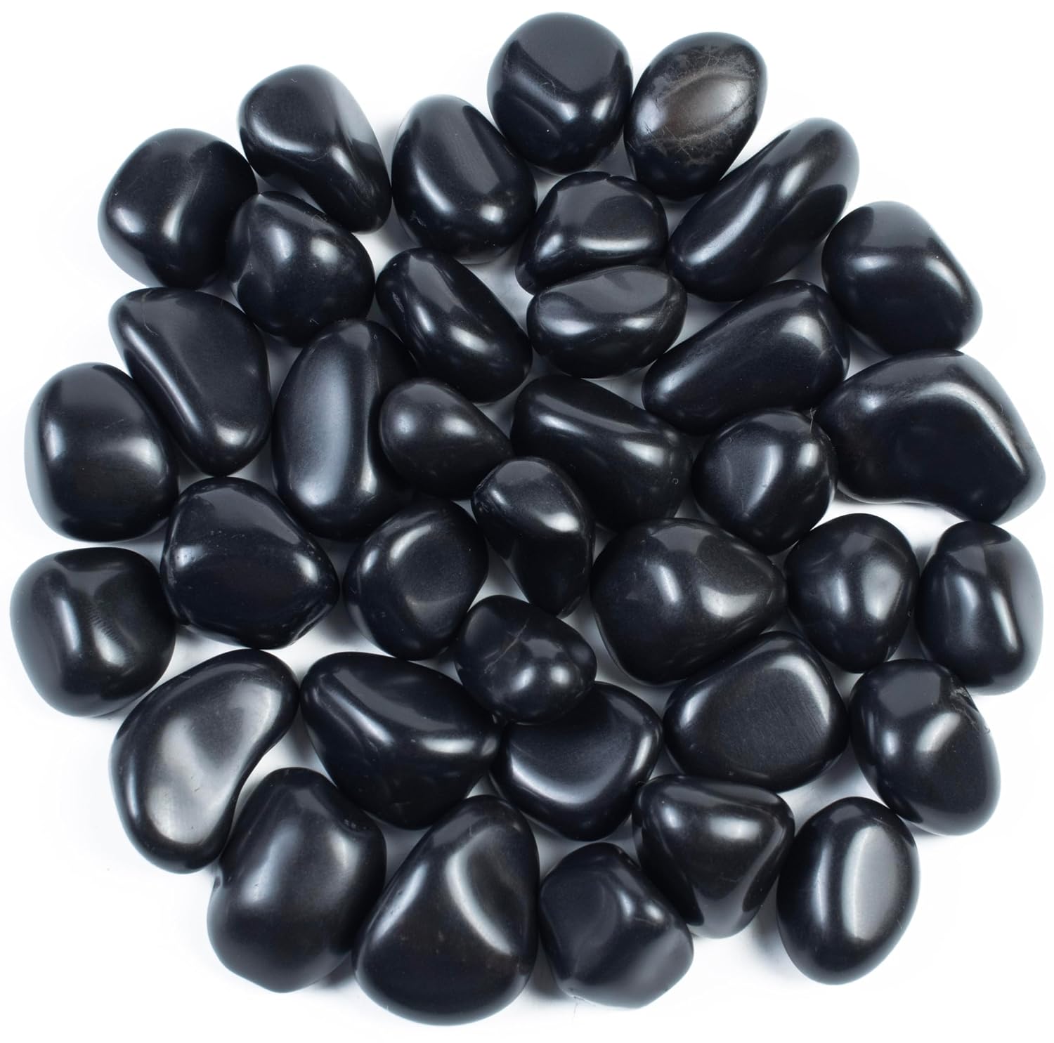 BEZAVO Black Tourmaline Healing Crystals Stones Set Tumbled Gemstone | Stones and Crystals Bulk for Healing, Reiki, Meditation, Crystals Gemstone for and Spiritual Home Decor 1LB