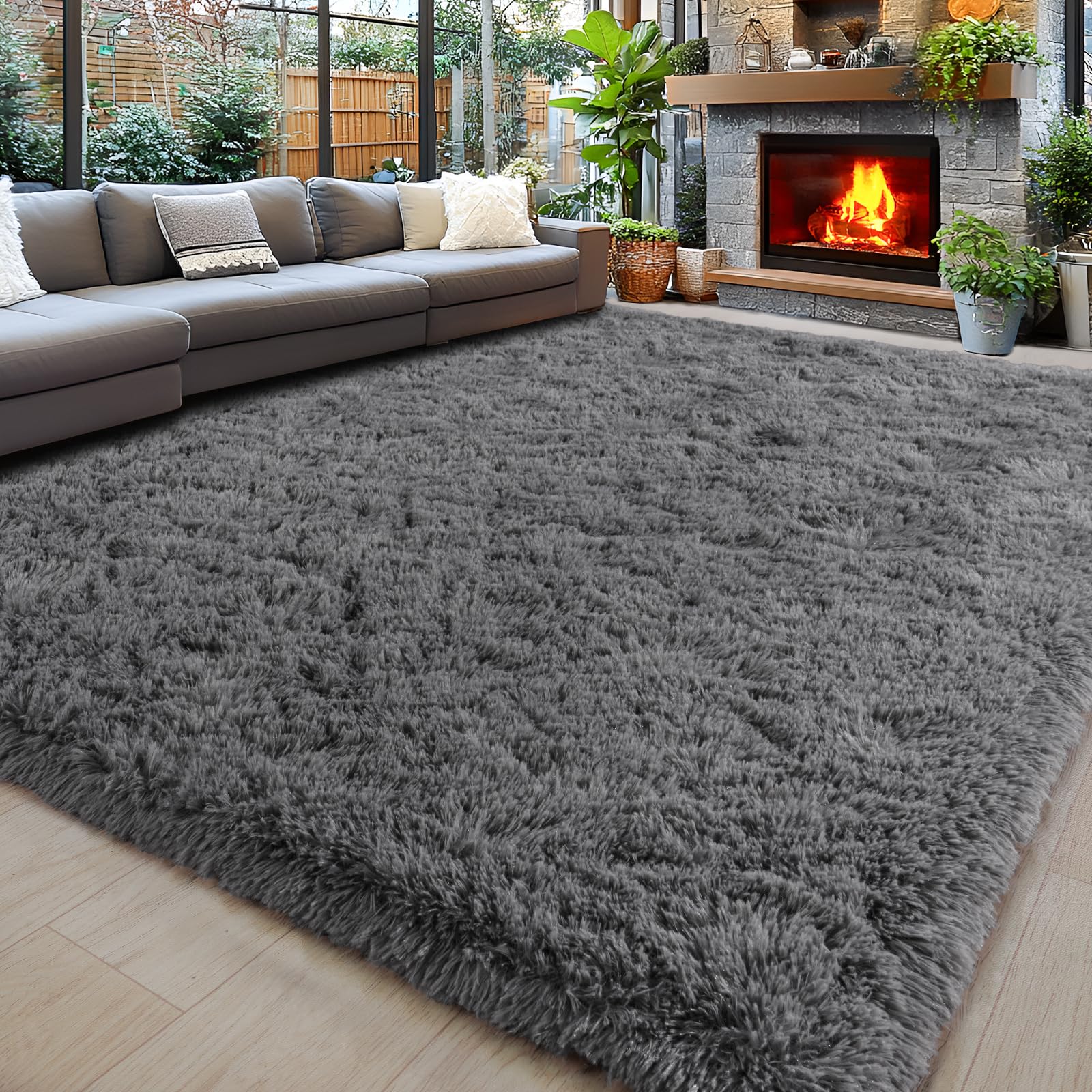 Tapis de chambre enfant pelucheux et doux pour jouer