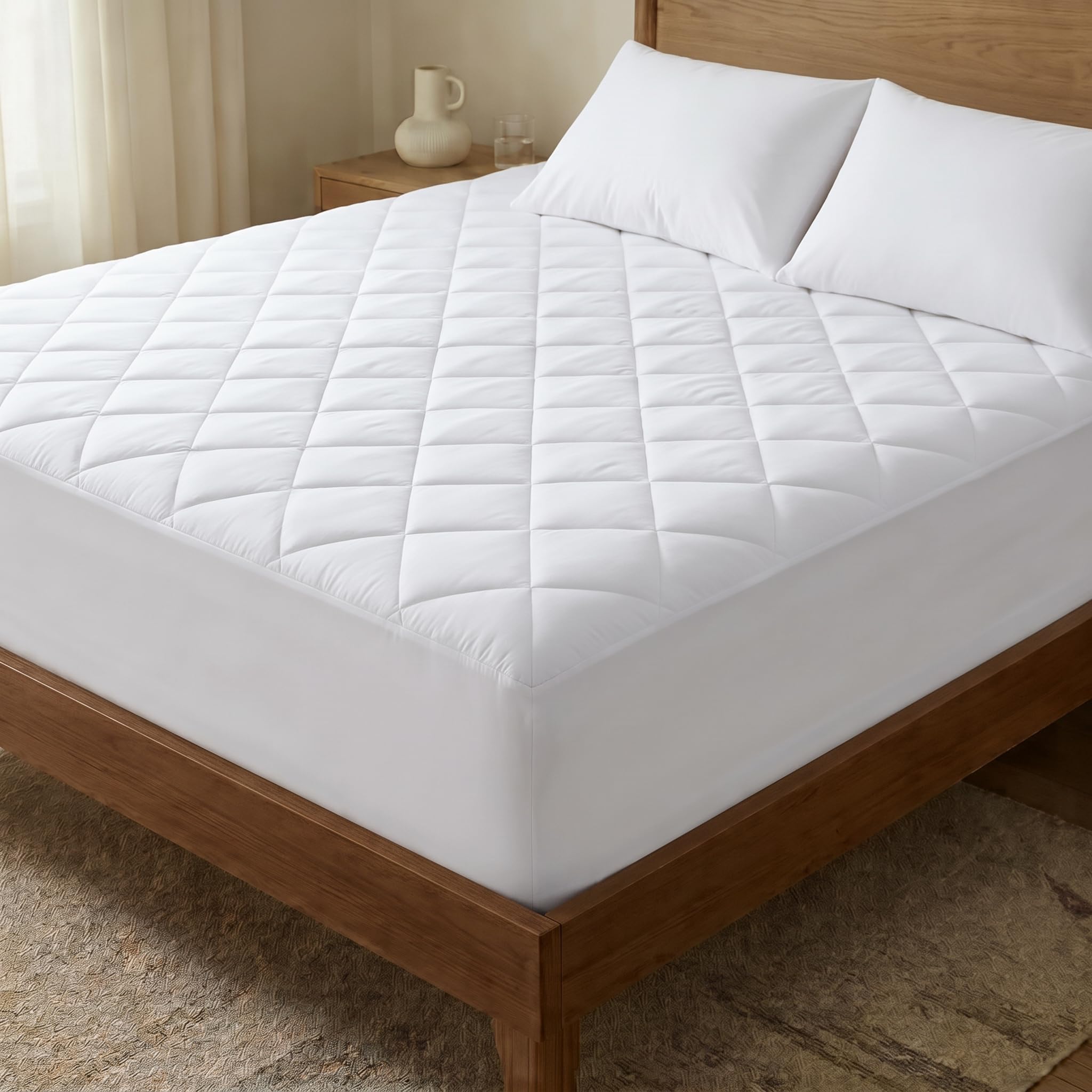 Oxford Homeware Small Double Mattress Protector 40cm Deep Mattress Cover