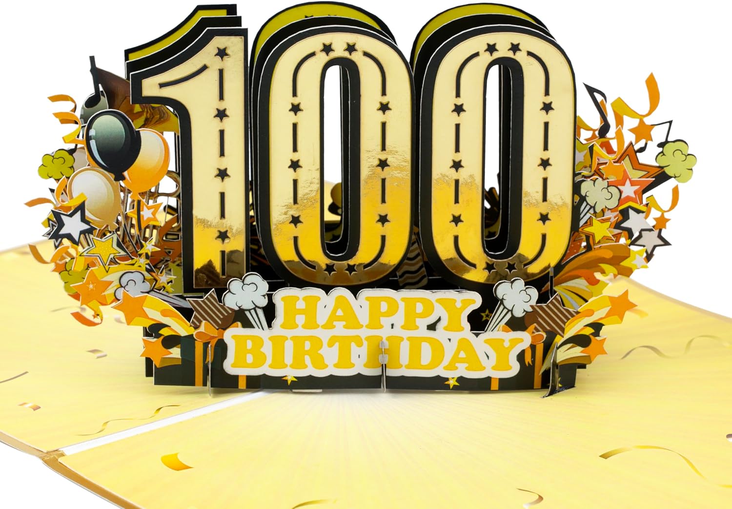 TRUANCE Pop Up Card, 100Th Birthday Card, Happy Birthday Gift For Men, Women