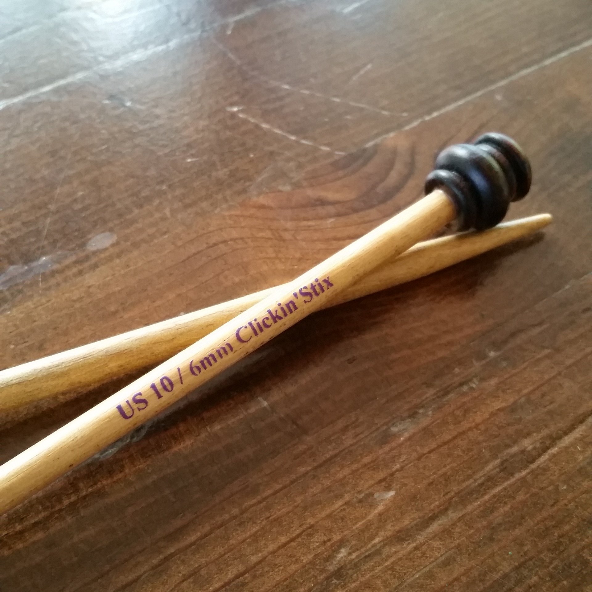 Subabul Wood Clickin'Stix Knitting Needles, 14 inch - US 7/4.5mm