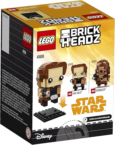 Miniatura 5 de LEGO BrickHeadz Han Solo 41608 Kit de construcción (141 piezas)