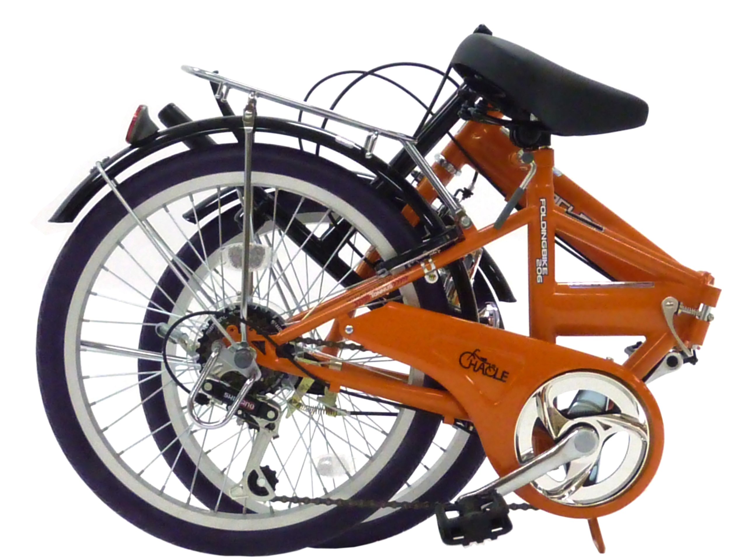 Amazon.co.jp: CHACLE(チャクル) ノーパンク自転車 折りたたみ 20