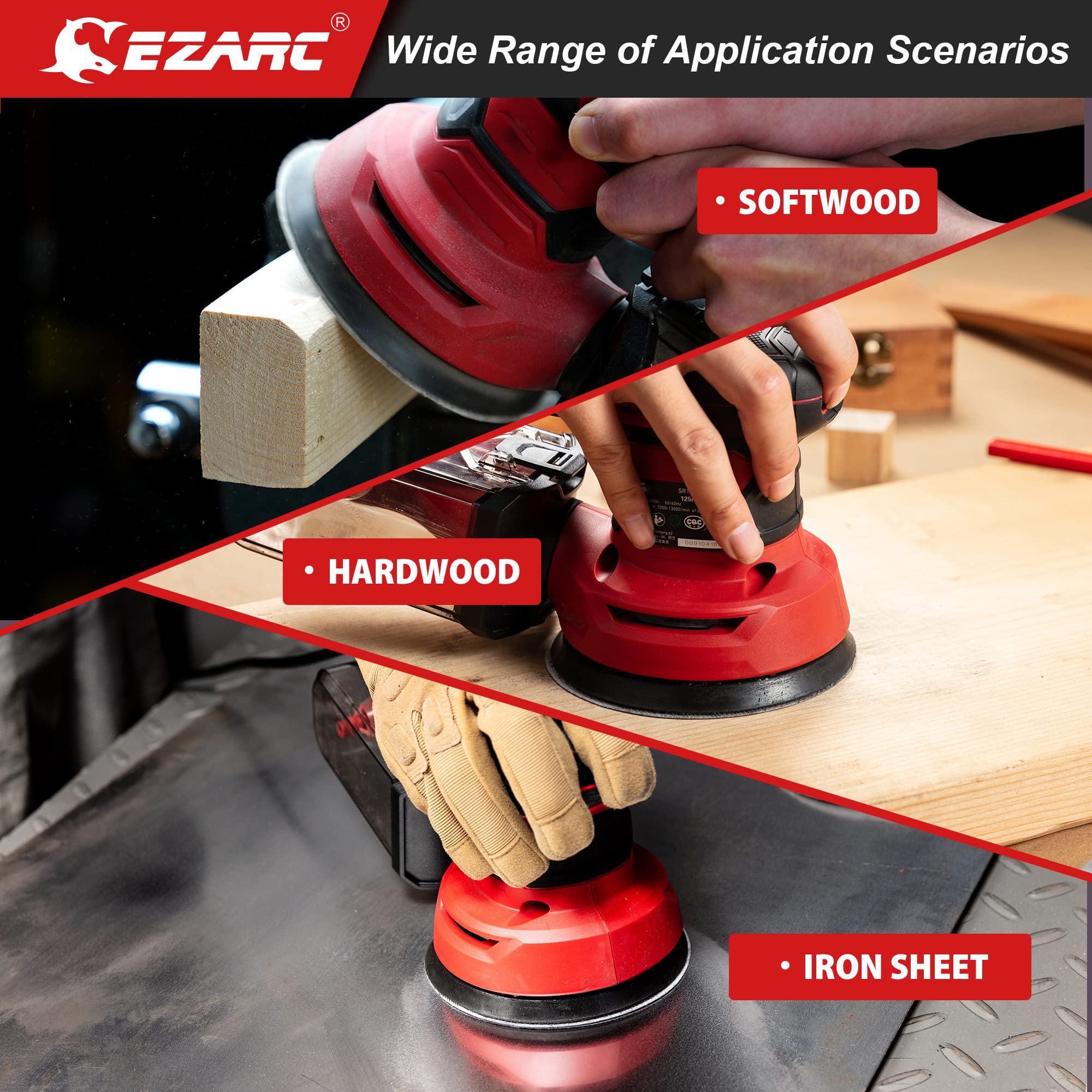 100 Pezzi Dischi Abrasivi ø125mm Per Levigatrice Orbitale - Grana 40/60/80/120/180, 8 Fori Per Aspirazione Polvere - Foto 14