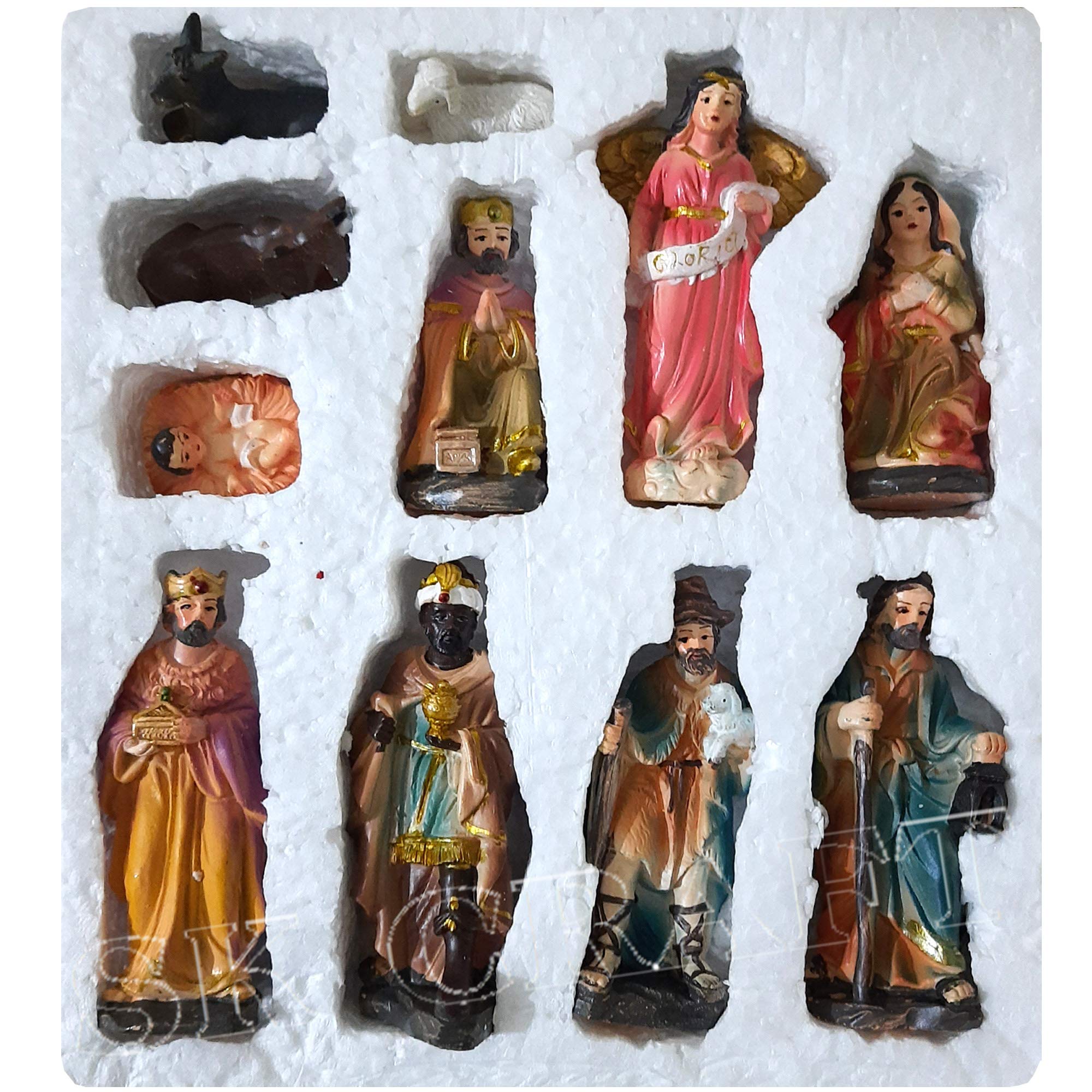 Buy SK Craft 11 Piece Christmas Nativity Crib Set Decoration Baby Jesus