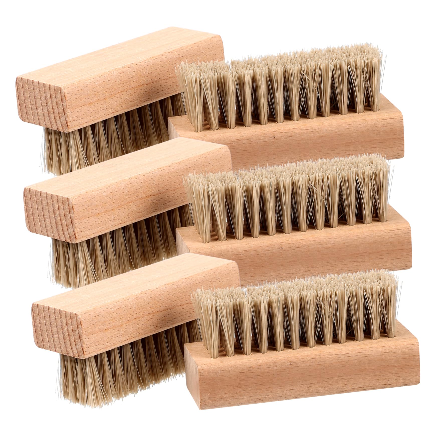 FOMIYES 10 Pezzi Spazzole per Pulizia Scarpe Legno Pennello per per Negozio Scarpe e Casa Protegge e