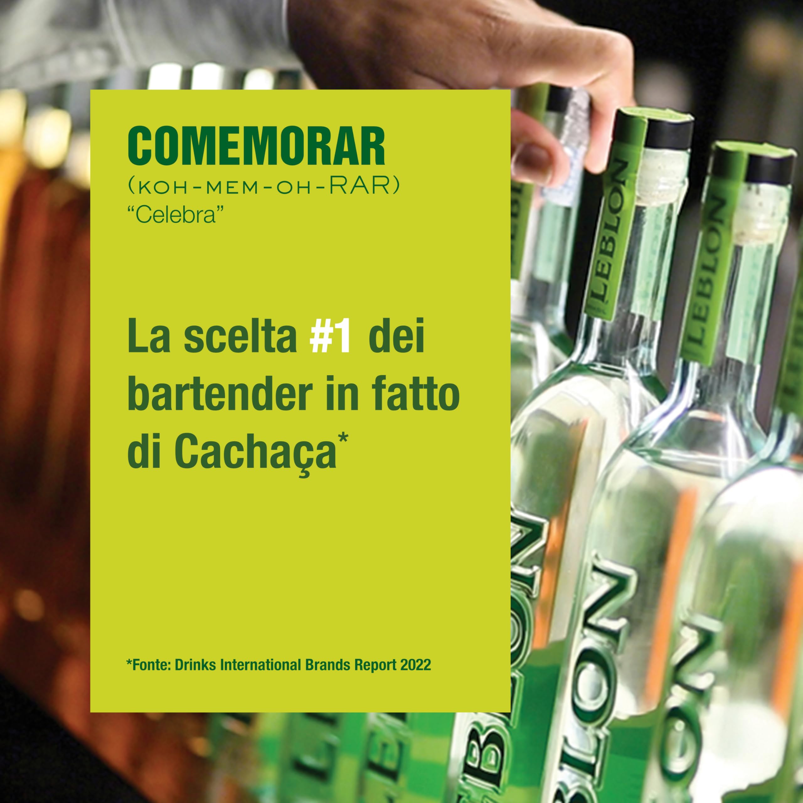 Leblon Cachaça, 40% Vol., 70 cl / 700 ml, pregiato liquore brasiliano da canna da zucchero, distillato artigianalmente e invecchiato in botti di rovere da cognac francese, ideale per una Caipirinha