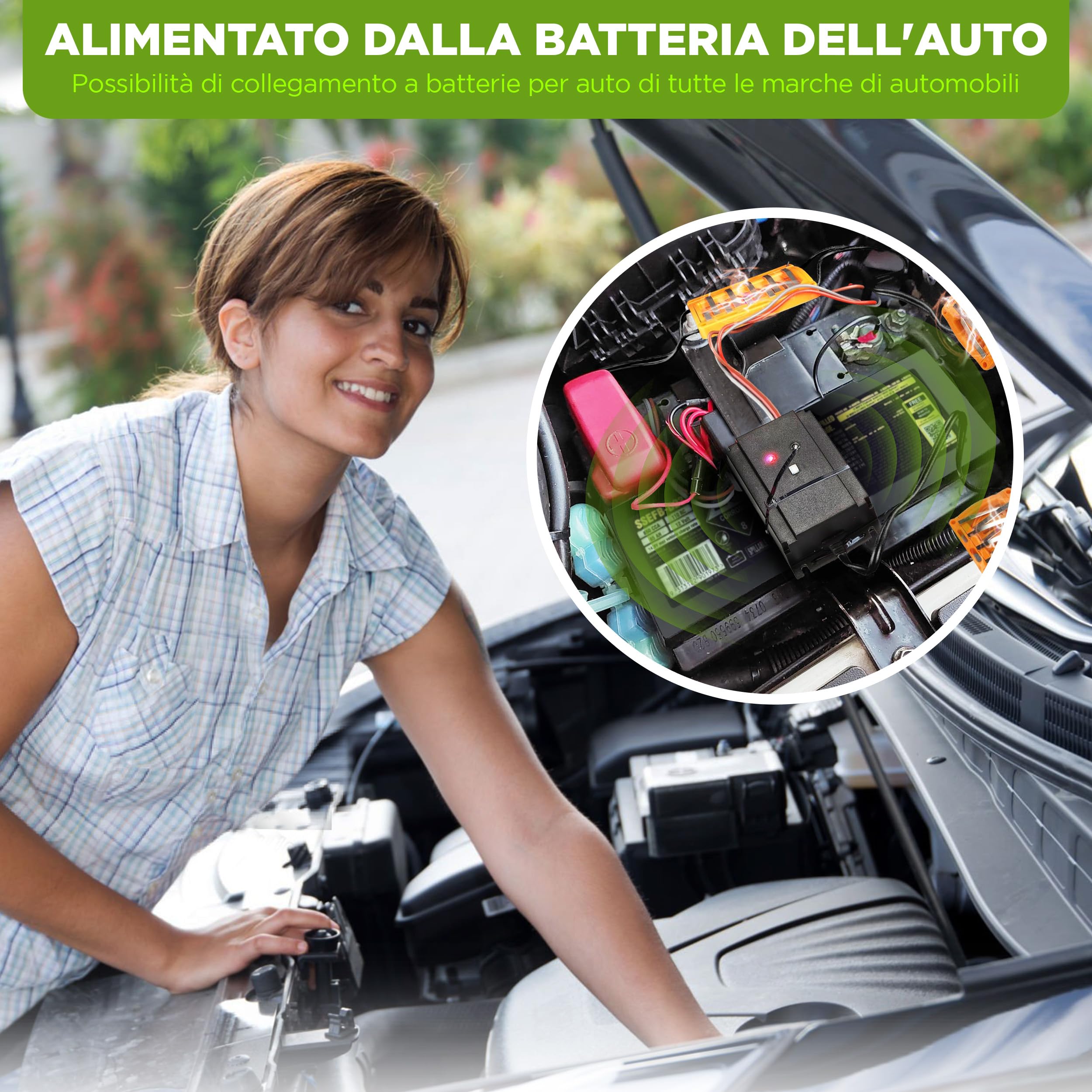 ISOTRONIC repellente martore auto 12V alta tensione LED ultrasuoni impermeabile CAN-BUS 2 pezzi efficace difesa stop roditori vano motore sicurezza protezione veicolo professionale