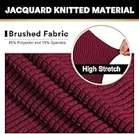 Vista 3 de PrinceDeco Funda para silla reclinable, elástica, 1 pieza, protector de muebles con parte inferior elástica para silla con bolsillo lateral, gruesa