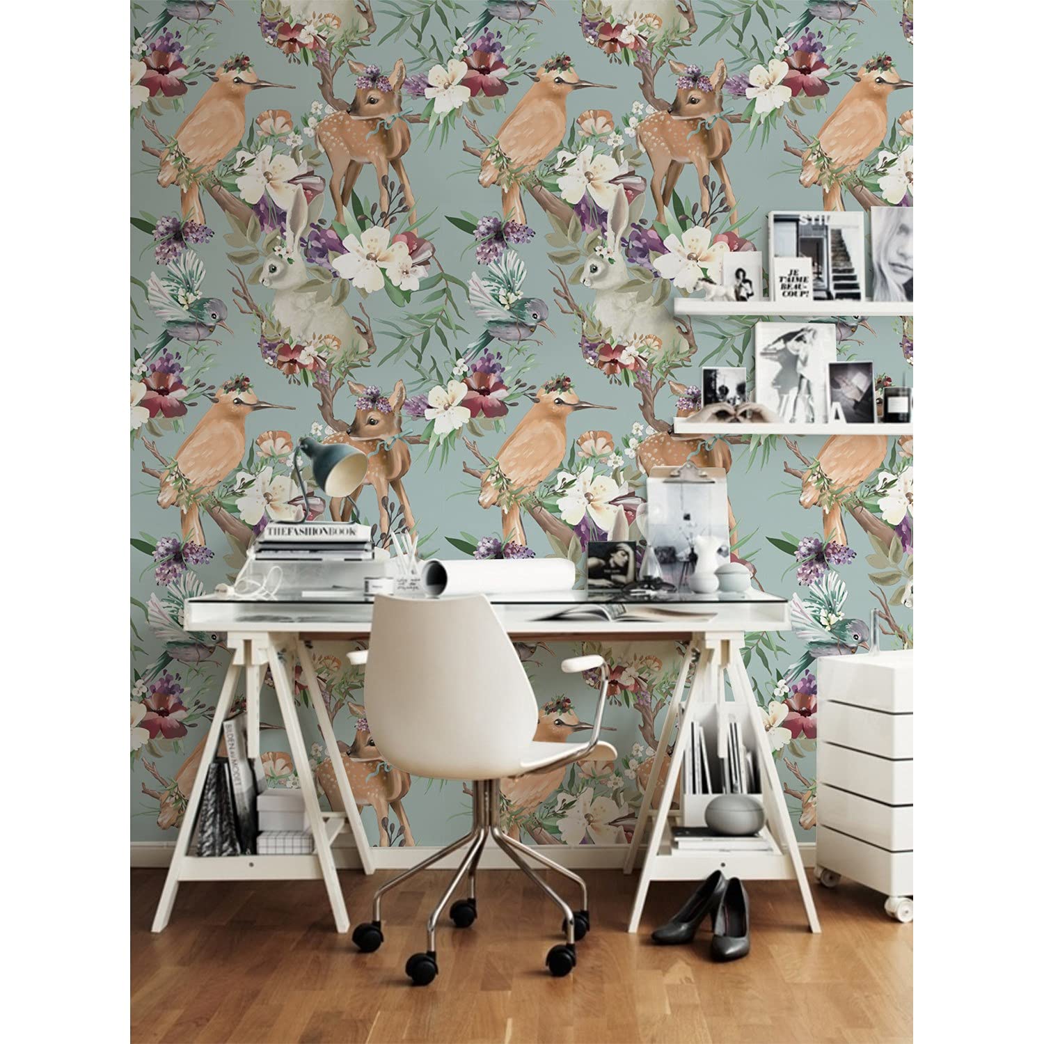 Stickers muraux forêt vintage pour chambre et salon chic