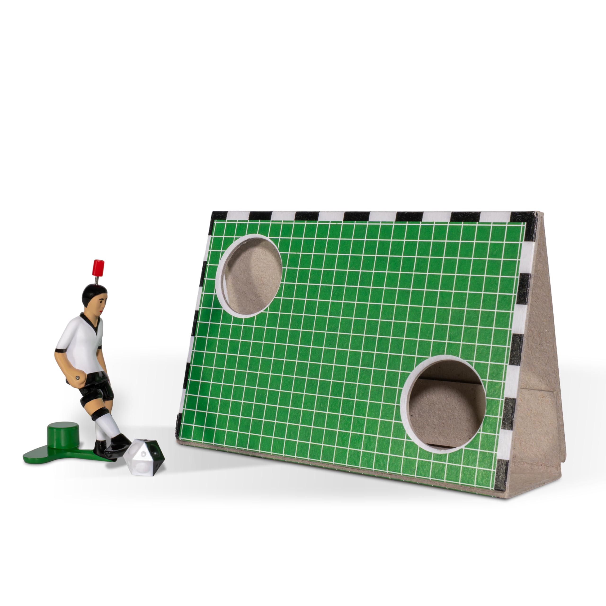 TIPP-KICK Juego de portería de Pared – Set Listo para Jugar con un Jugador usando Uniforme de Alemania I Juegos para Pasar el Tiempo, Cabe en Cualquier Mesa