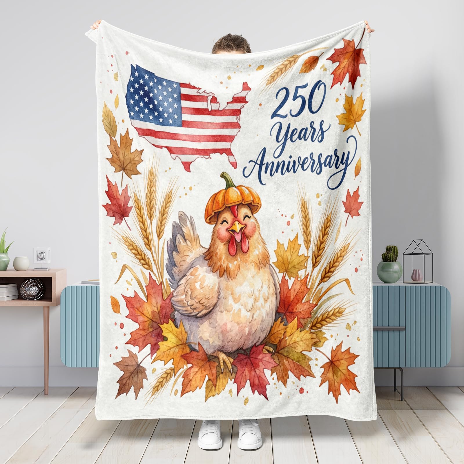 Couverture flanelle haut de gamme motif feuilles d'érable jeté de lit doux 152x203 cm