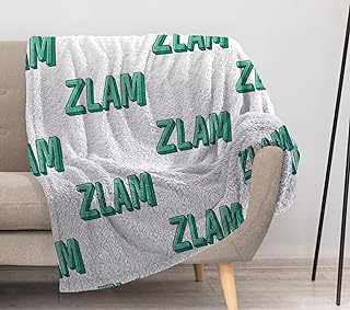 Allenjoy 57" X 50" Bold Word Energy Blanket 3D Letter Pattern Throw Blankets Couch Bed Living Room Decor Soft Durable Washable