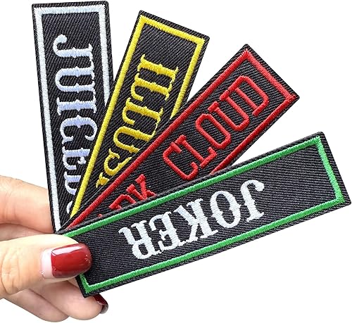 Miniatura 3 de kamao Parche bordado con nombre personalizado, 2 parches personalizados para chaqueta de motocicleta, etiqueta táctica con nombre moral para arnés