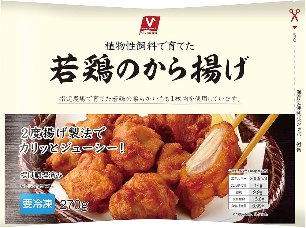 Amazon | 【冷凍】バローセレクト 若鶏のから揚げ270g