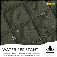 Vista 4 de Easy-Going - Funda reversible para sofá reclinable de sala de estar, protector resistente al agua con correas elásticas, para perro