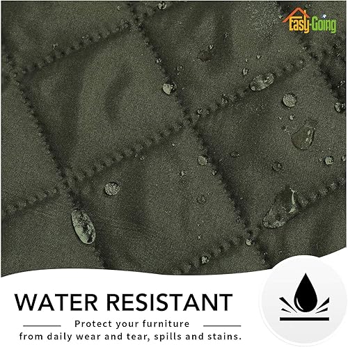 Miniatura 1083 de Easy-Going - Funda reversible para sofá, resistente al agua, con varillas de espuma y correas elásticas, protector de muebles para mascotas y perros